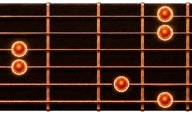 Chord Builder bronze fretboard artwork